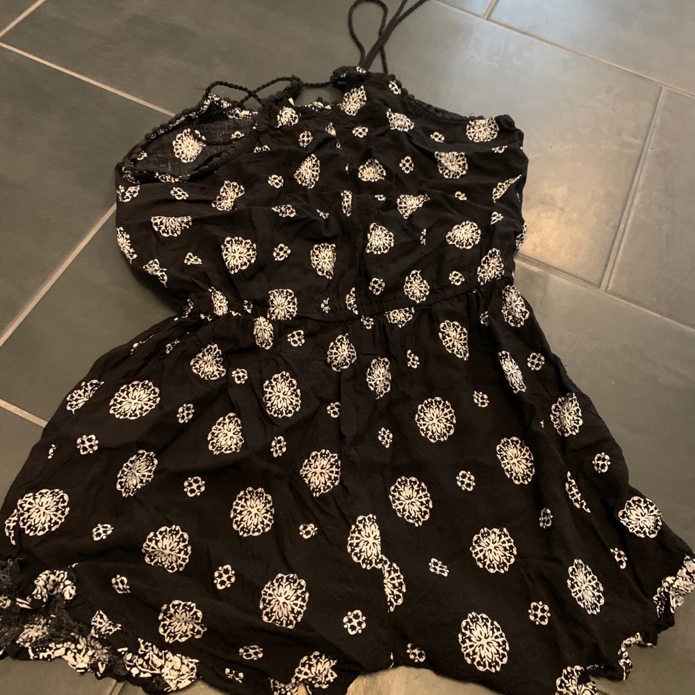 Boutique black and white one piece